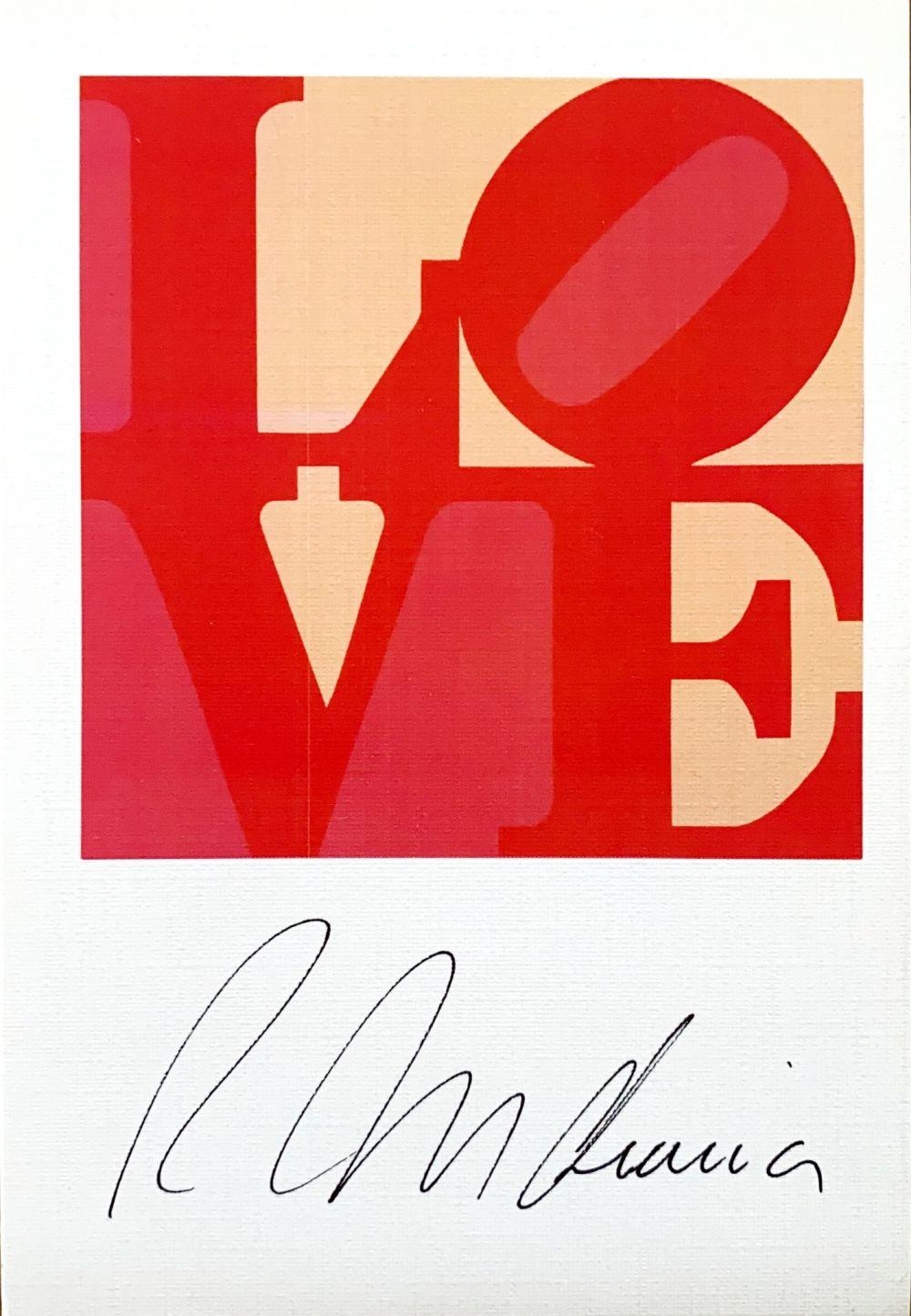 Robert Indiana Robert Indiana (after) Love Postcard MutualArt