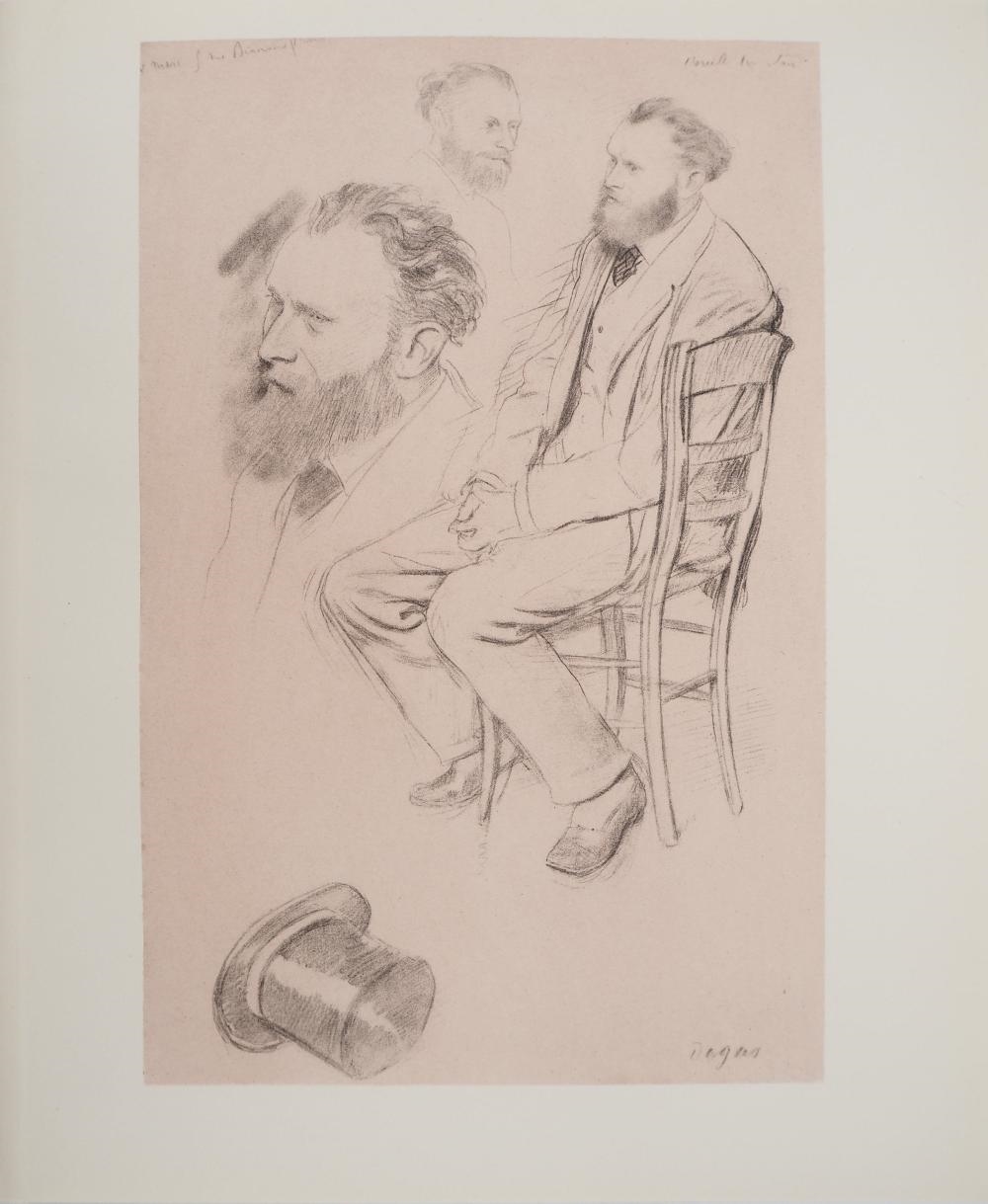 Edgar Degas, DANSEUSE S'AVANÇANT LES BRAS LEVÉS, PREMIÈRE ÉTUDE (1882)