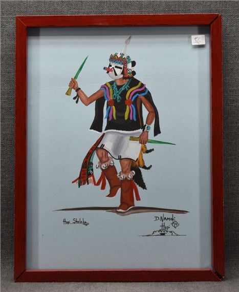Daniel Namoki | Hopi Shalako kachina (1974) | MutualArt