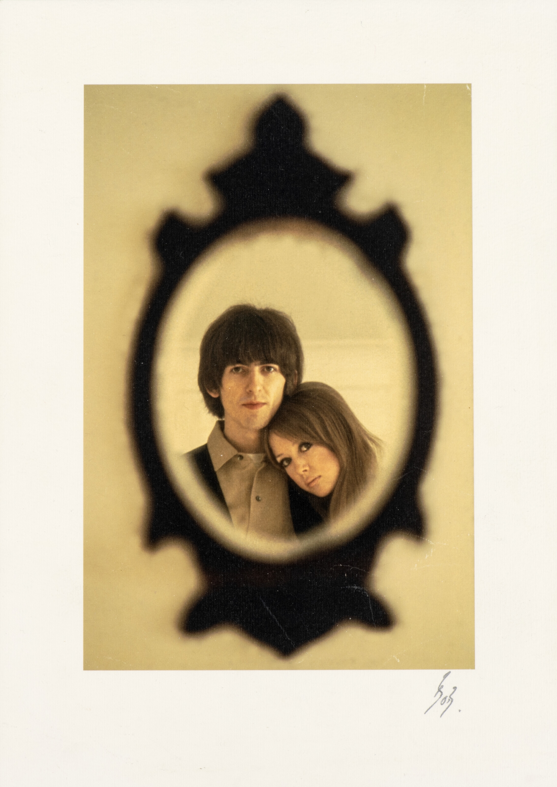 Robert Freeman | George Harrison and Pattie Boyd, 1966 (1966) | MutualArt