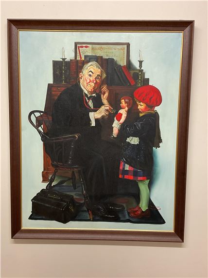 Norman Rockwell | Doctor and Doll | MutualArt