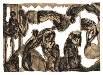 Ahmad Moualla: Combustions - Fann A Porter, Dubai
