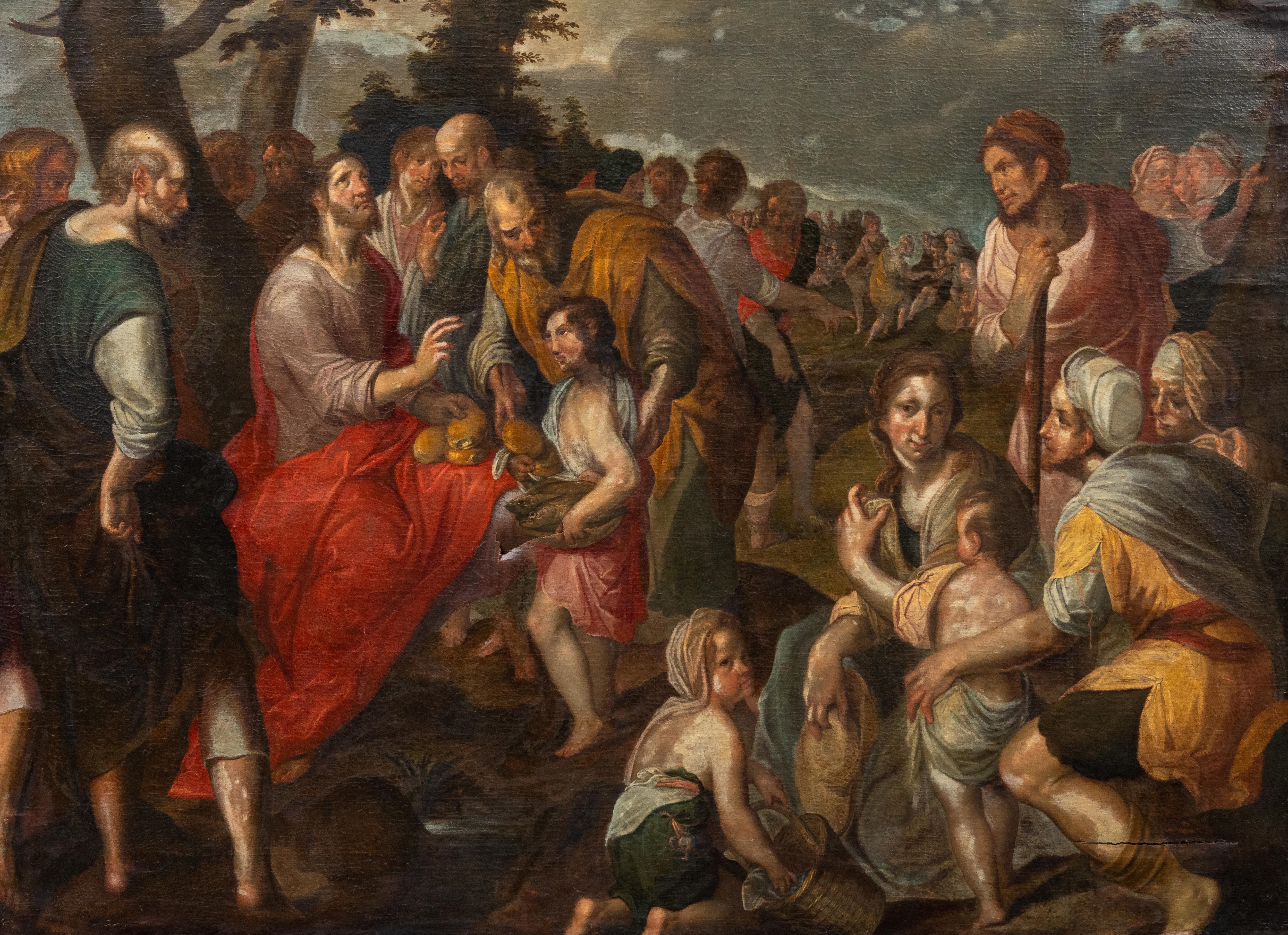 Jacob de Backer | The Miracle of the Loaves and Fish | MutualArt