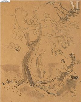 &quot;Elegantes tonkinoises au bord du grand lac&quot; - Saint-Maur