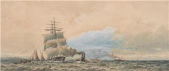 Ships in the roadstead - William Boyer