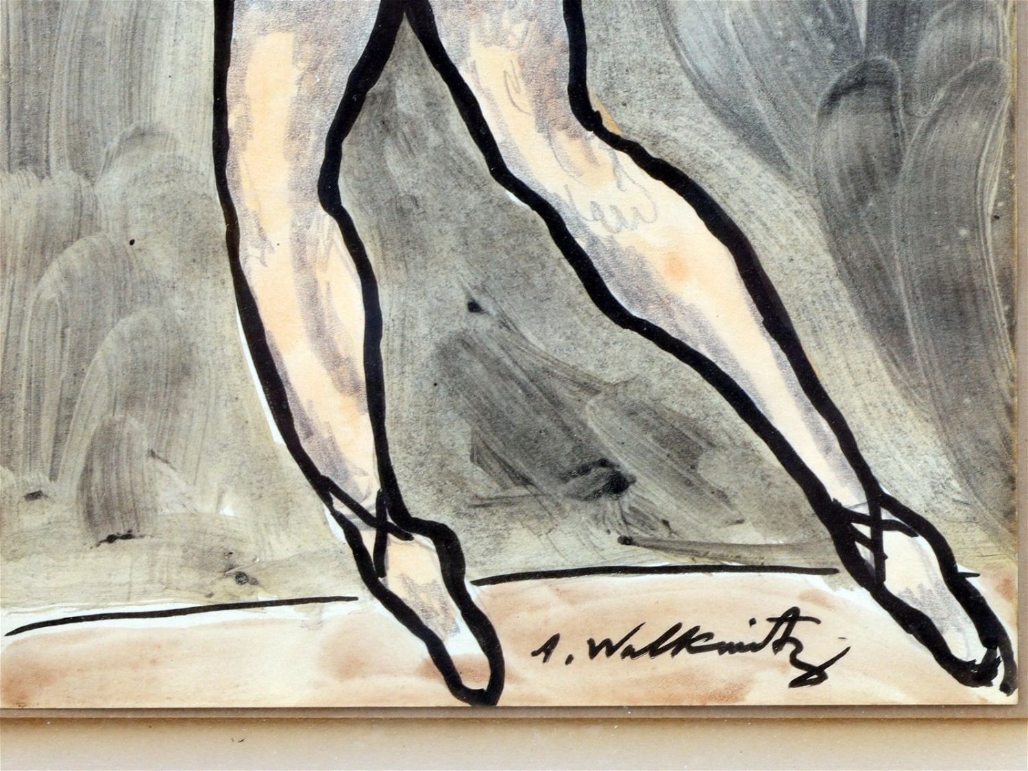 Abraham Walkowitz | AN ABRAHAM WALKOWITZ WATERCOLOR PAINTING OF ISADORA ...