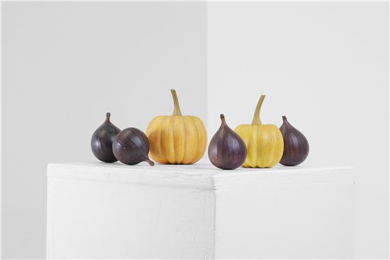 Howard Rice | a collection of painted fruit comprising four figs and ...