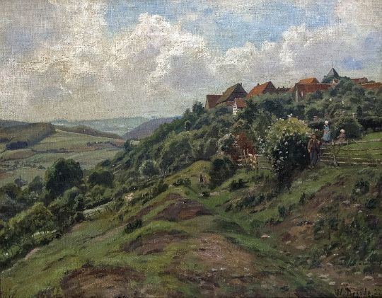 Dorfidylle oberhalb des Tals