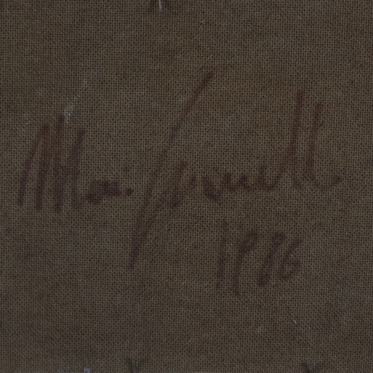 Artwork by Mario Gianello, Gianello, Mario (* 1935 in Bologna) - Bei der Ernte, Öl auf Holzfaserplatte, unten rechts signiert, Made of oil on wood