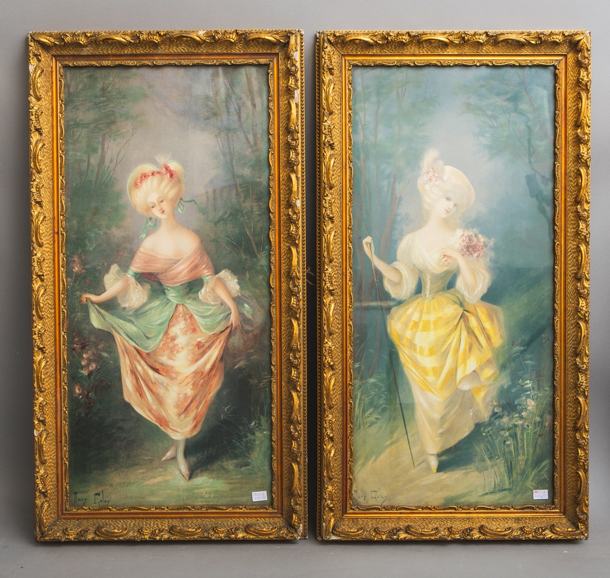 Golay, Mary (1869 - 1944), 2 Gemälde (20. Jh - Mary Golay