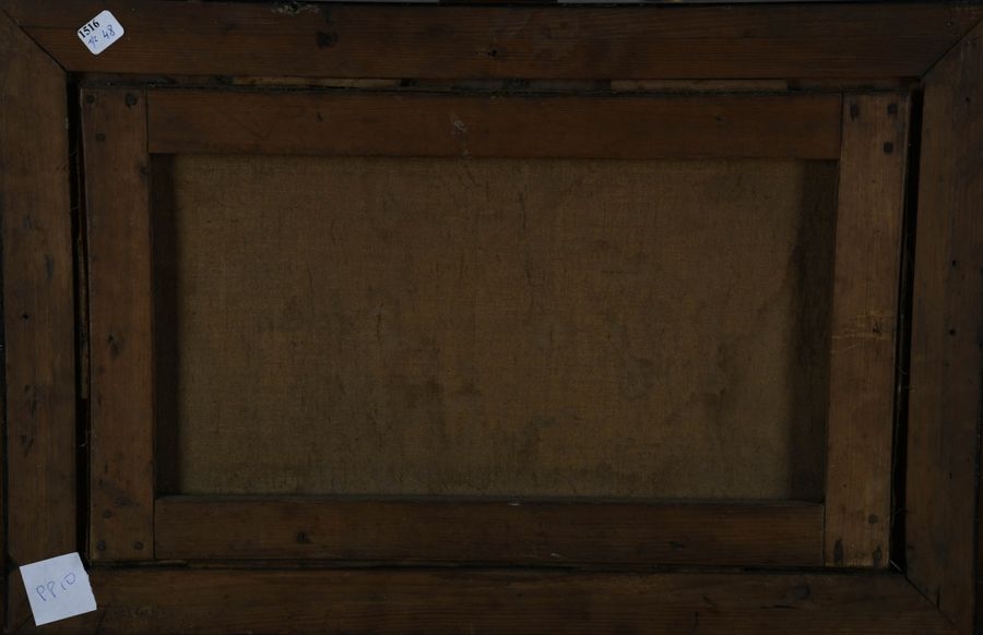 Artwork by Karl Ben, Paysages à la rivière, Made of d’huiles sur toile