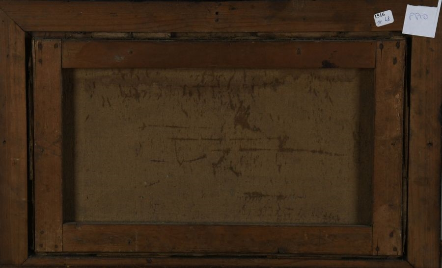 Artwork by Karl Ben, Paysages à la rivière, Made of d’huiles sur toile