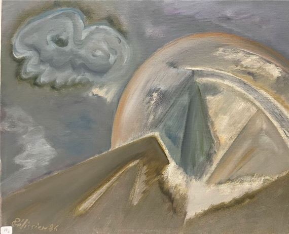 Gilbert PELISSIER (Born 1924) Six circular compositions Mixed media by Gilbert Pélissier, 1986