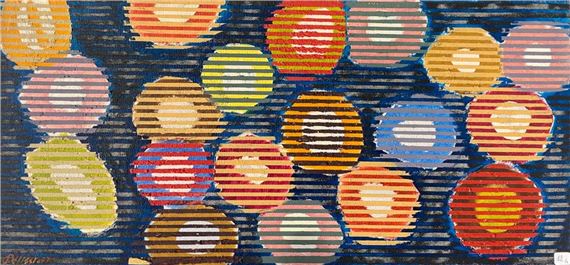 Gilbert PELISSIER (Born 1924) Four geometric compositions Mixed media on canvas