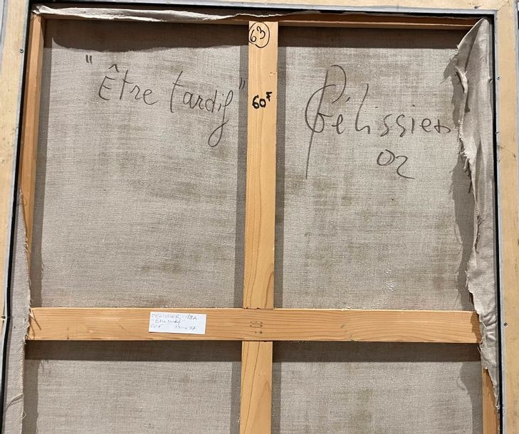 Artwork by Gilbert Pélissier, Gilbert PELISSIER (Born 1924) Etre tardif, 2002 Mixed media on canvas, Made of mixed media on canvas