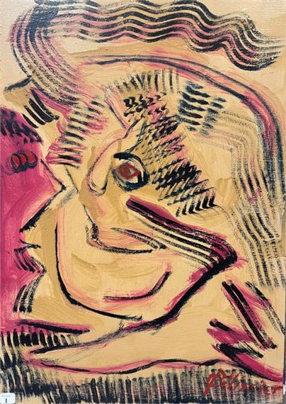 Gilbert PELISSIER (Born 1924) 8 Compositions Acrylics on wood