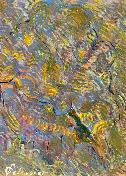 Artwork by Gilbert Pélissier, Gilbert PELISSIER (Born 1924) 8 Compositions Acrylics on wood, Made of wood