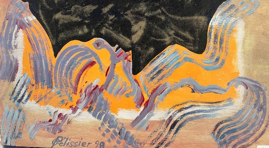 Artwork by Gilbert Pélissier, Gilbert PELISSIER (Born 1924) 8 Compositions Acrylics on wood, Made of wood