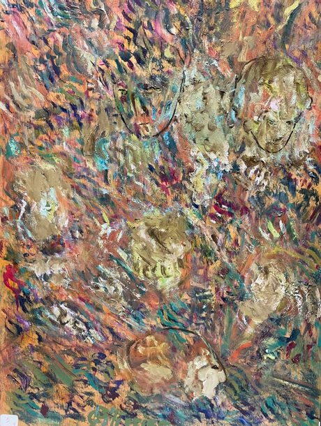 Artwork by Gilbert Pélissier, Gilbert PELISSIER (Born 1924) 8 Compositions Acrylics on wood, Made of wood