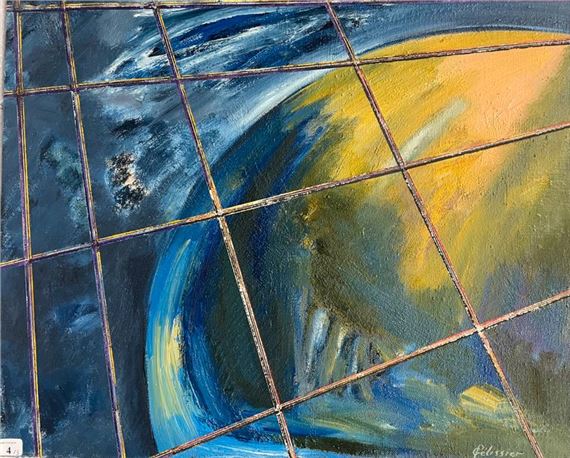 Gilbert PELISSIER (Born 1924) 3 Geometric compositions Mixed media Signed by Gilbert Pélissier, Dated 1973