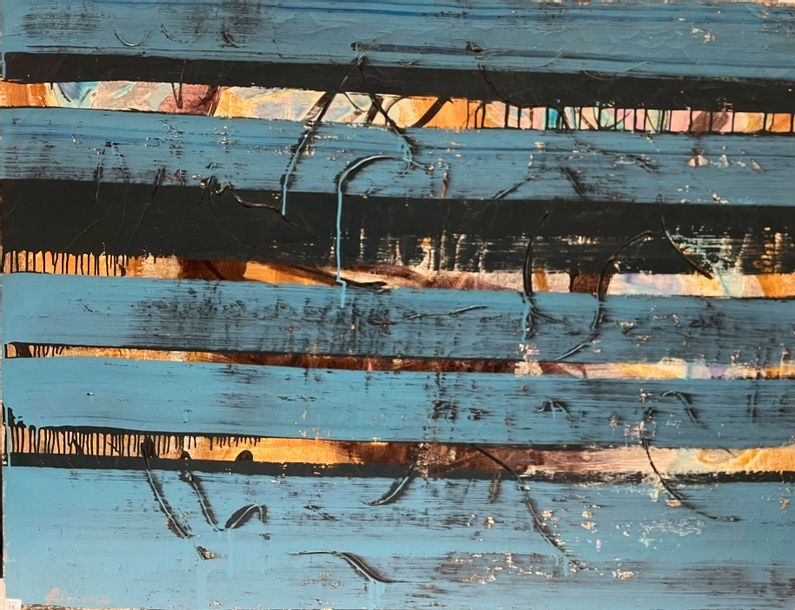 Artwork by Gilbert Pélissier, Gilbert PELISSIER (Born 1924) Three compositions Mixed media, Made of mixed media