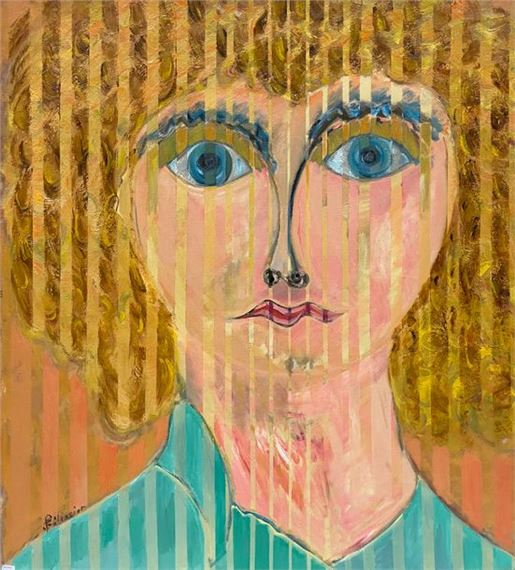 Gilbert PELISSIER (Born 1924) L'absente, 1988 Mixed media Signed by Gilbert Pélissier, 1988