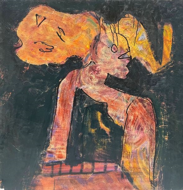 Artwork by Gilbert Pélissier, Gilbert PELISSIER (Born 1924) Four compositions Mixed media, Made of mixed media