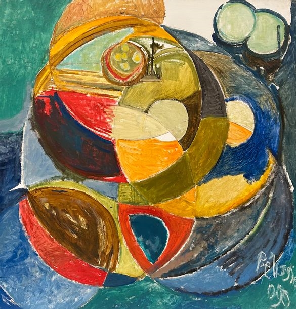 Artwork by Gilbert Pélissier, Gilbert PELISSIER (Born 1924) Four compositions Mixed media, Made of mixed media