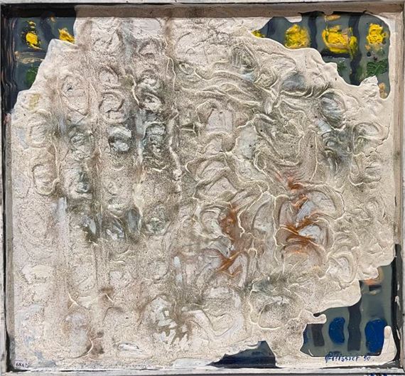 Gilbert PELISSIER (Born 1924) 2 Compositions Mixed media and collage