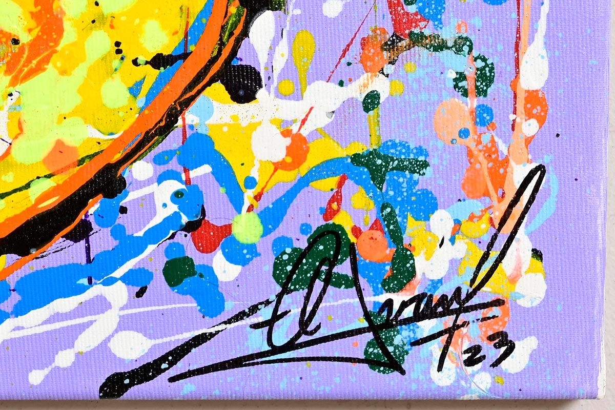 Artwork by Alberto Ricardo, Mickey Mouse (2023, Made of acrylic on canvas