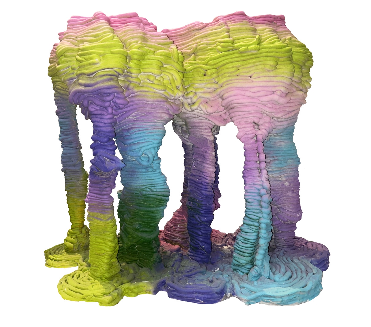 Artwork by Ivan Zubarev, Rainbow, Made of acrylic resin