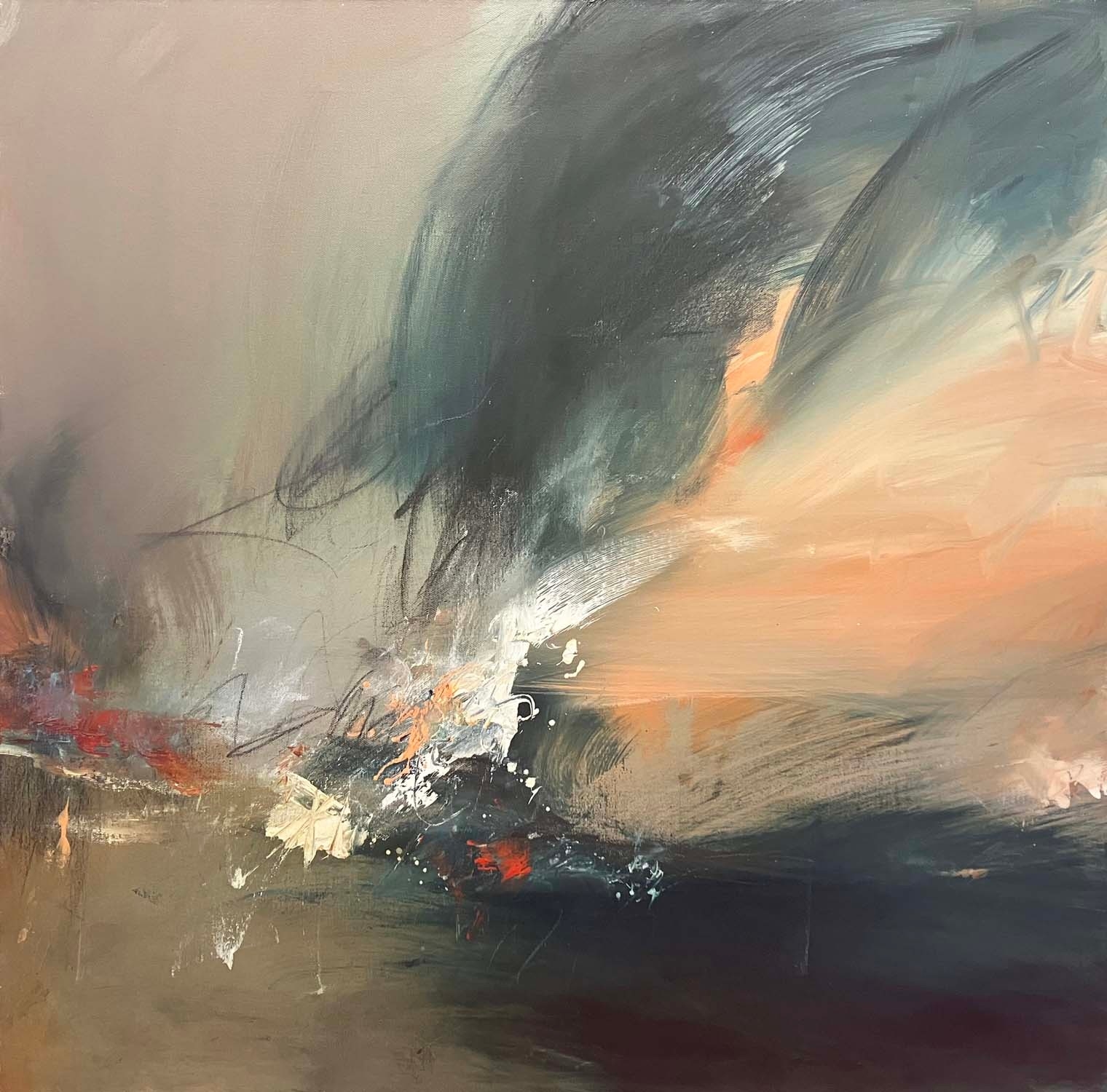 Janette Kerr | JANET KERR 'Fields of Fire, VI | MutualArt