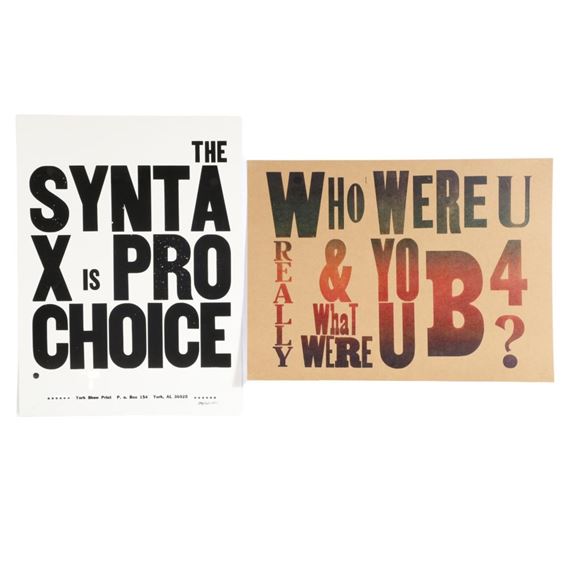 Who Were U Really & What Were You B 4? / The Syntax is Pro Choice, 2005 by Carl Pope, 2005
