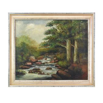 Streamside landscape - Genevieve Agnes Estey