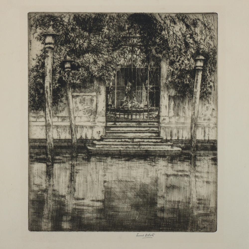Ernest David Roth | canal scene | MutualArt