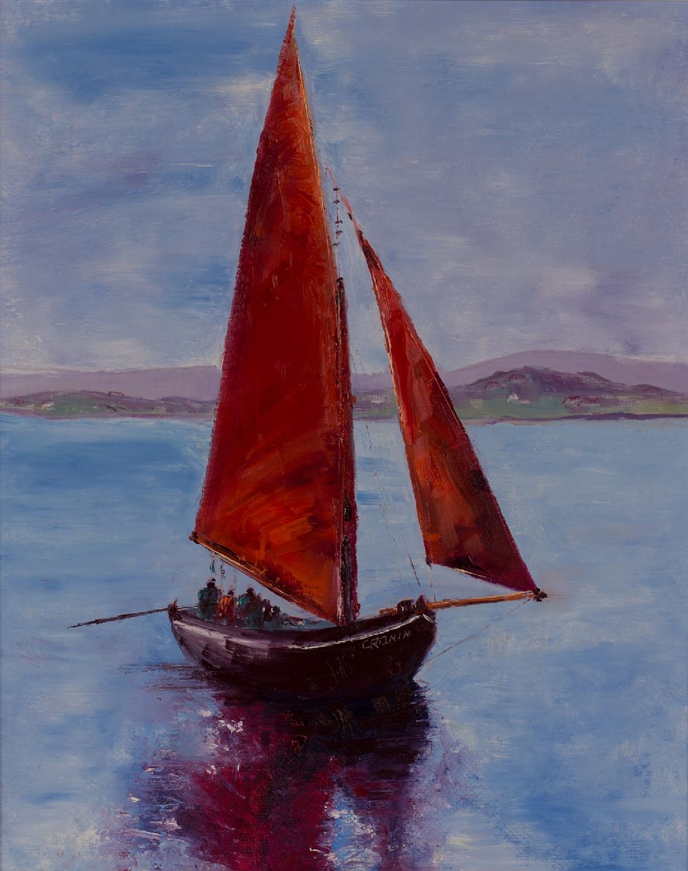 GALWAY HOOKER OFF ROUNDSTONE by Susan Cronin