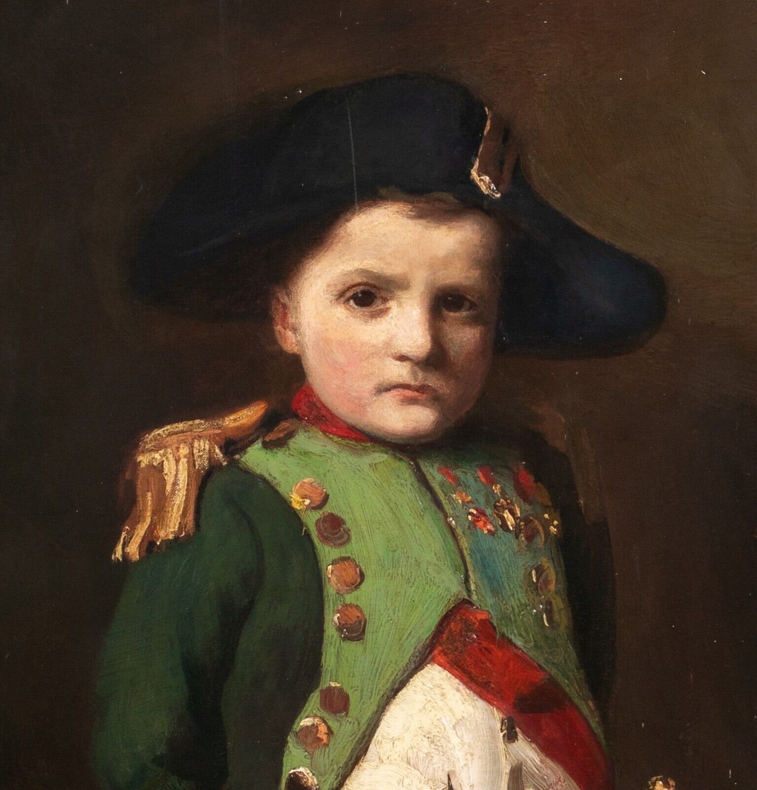 frank-thomas-copnall-portrait-of-a-child-as-napoleon-bonaparte-19th