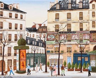 Thérèse BUBNIC, école naïve du XXème siècle - Thérèse Bubnic