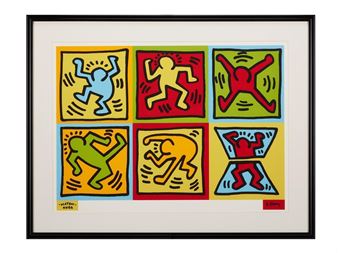 Keith Haring | Playboy | Keith Haring Dancers Serigraph (1986