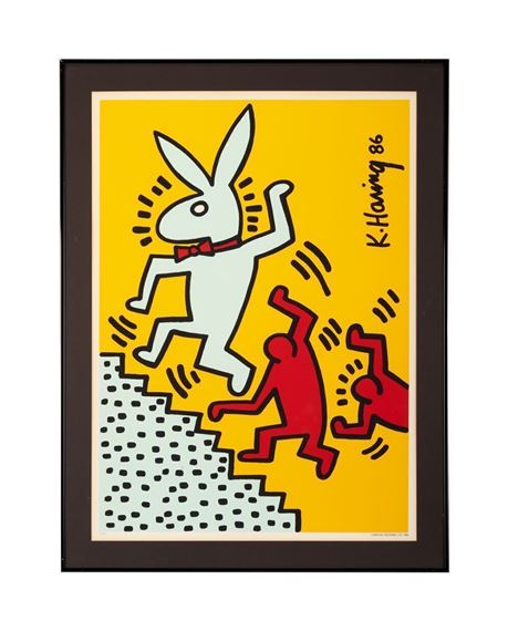 Keith Haring | Playboy | Keith Haring Dancers Serigraph (1986
