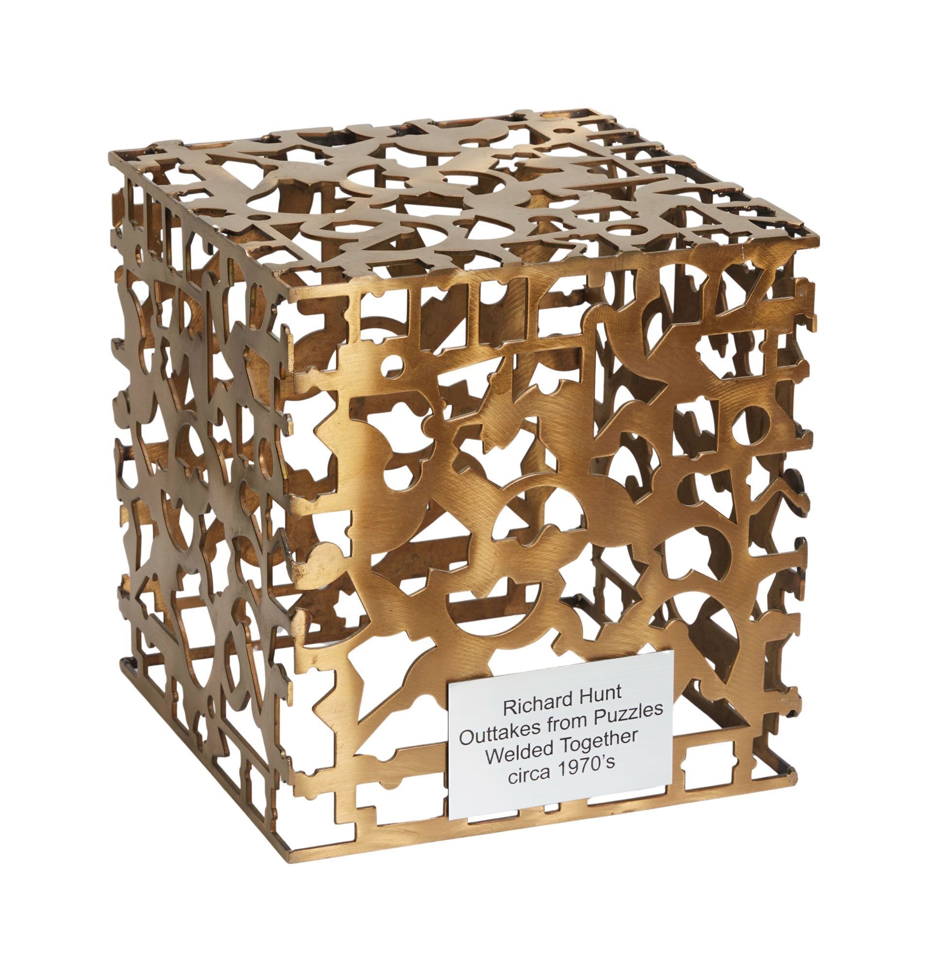 Richard Howard Hunt | Playboy | Richard Howard Hunt Bronze Puzzles Cube ...