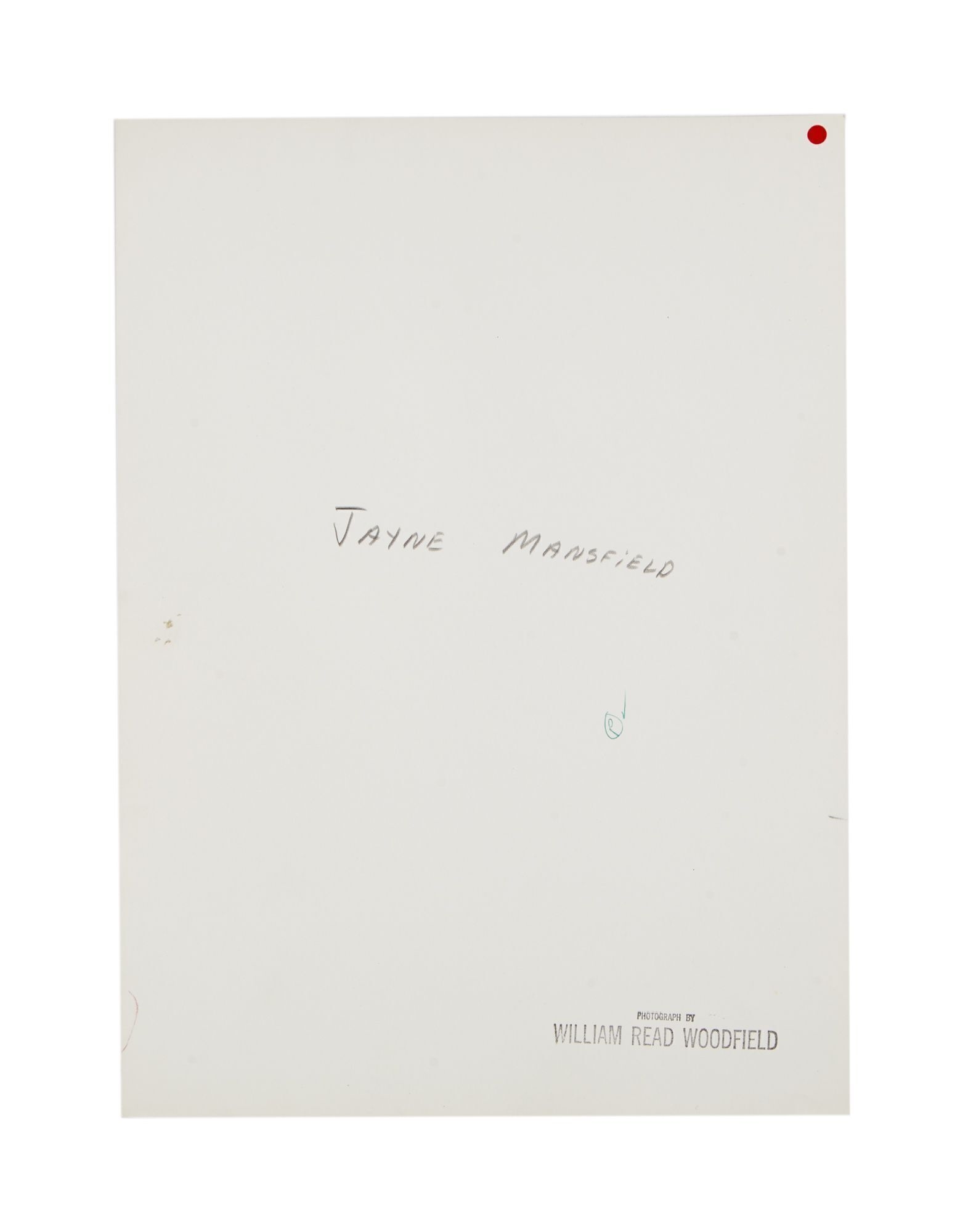 William Woodfield | Playboy | Jayne Mansfield 1956 Black And White