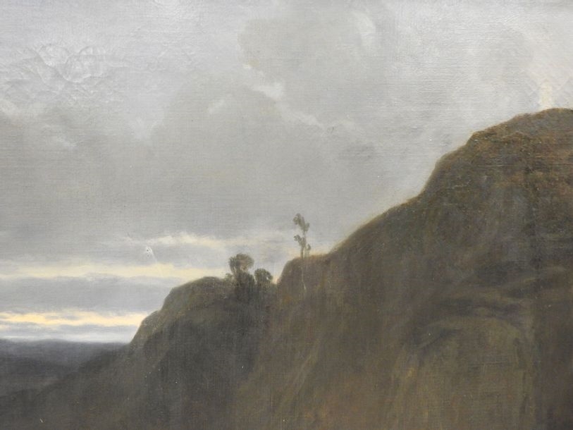 Artwork by Alexandre-Marie Guillemin, Brittany - The funeral procession, Made of oil on canvas