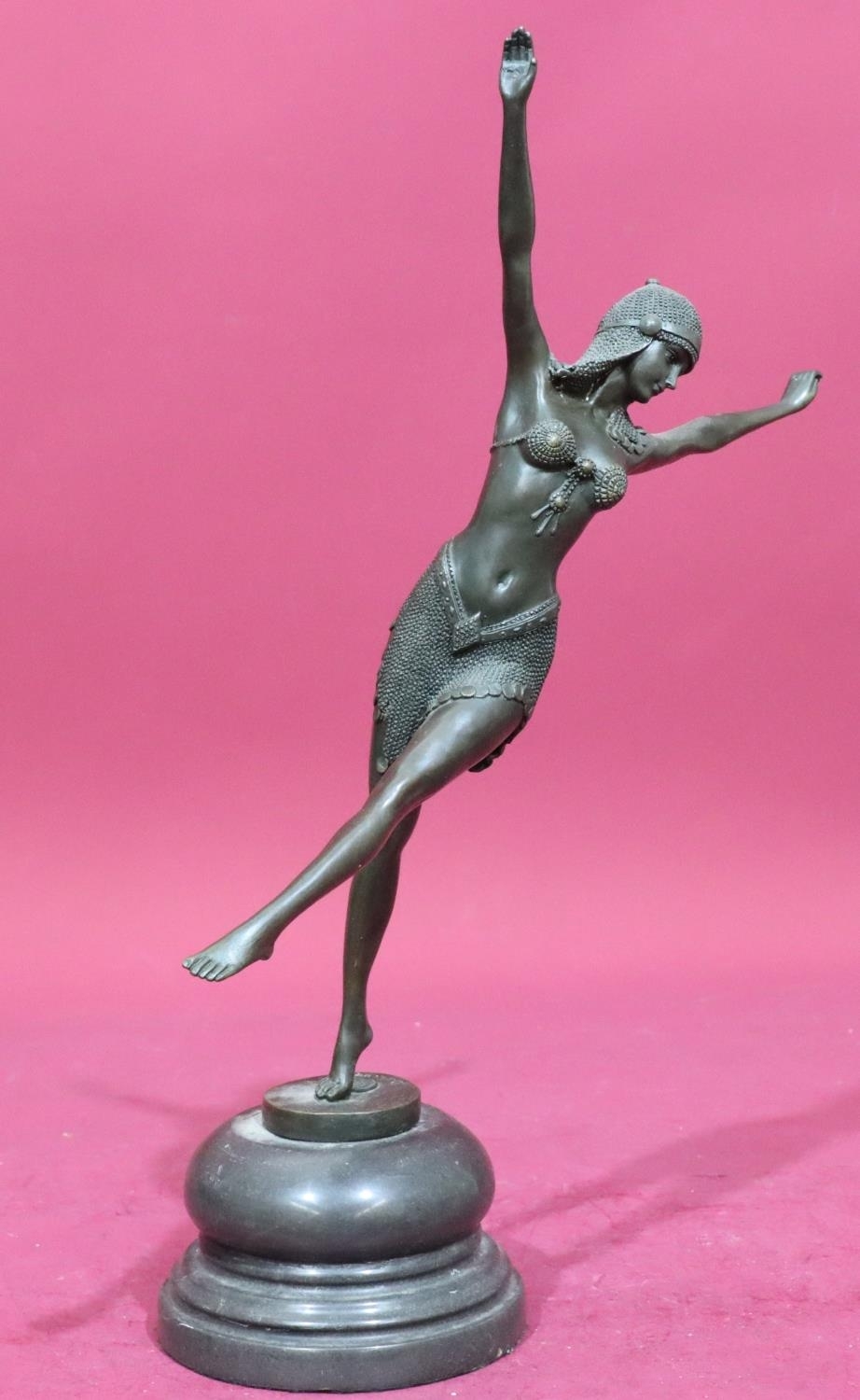 Demétre H. Chiparus | After Demetre Chiparus figure Art Deco female ...