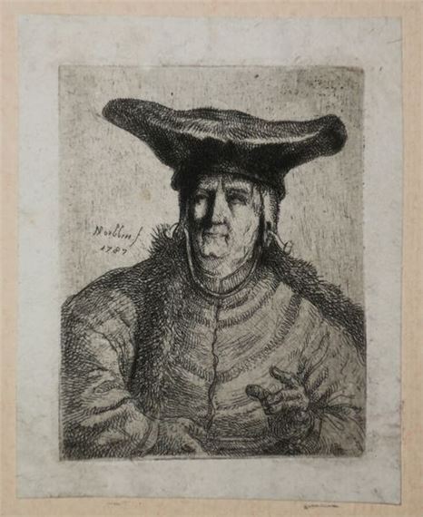 NORBLIN DE LA GOURDAINE Jean-Pierre (1745-1830)... - Lot 169 - Eric Caudron by Jean-Pierre Norblin de La Gourdaine, 1787