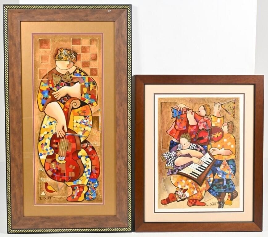 Dorit Levi | TWO DORIT LEVI SERIGRAPHS | MutualArt
