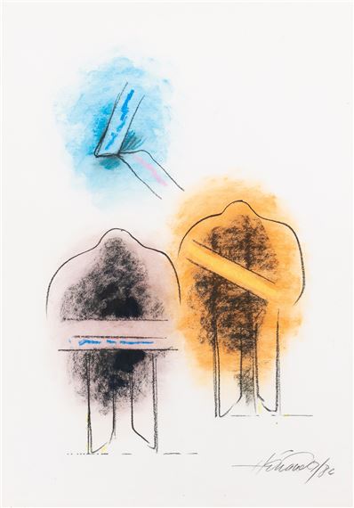 Signo homenaje by Manuel Hernández Viveros, 1986