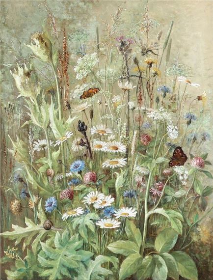 Wild flowers by Julie Hamann, 1850-1950