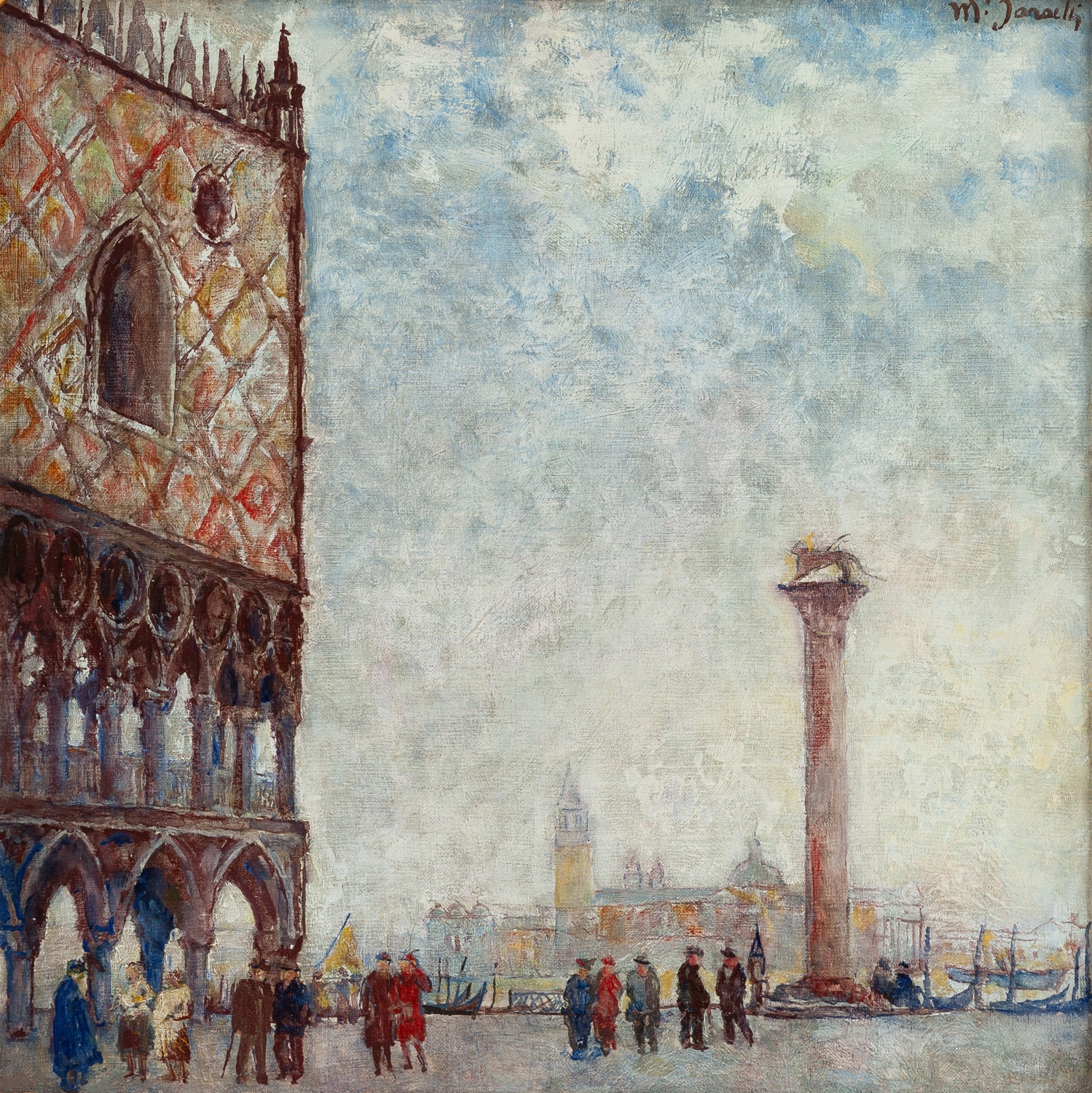 View from Piazzetta San Marco in Venice - Władysław Jarocki