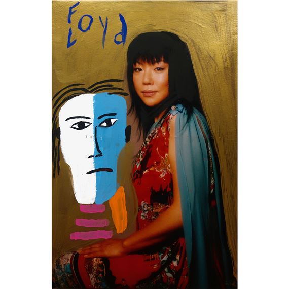 UNTITLED (YOUNG WOMAN AND A MASK